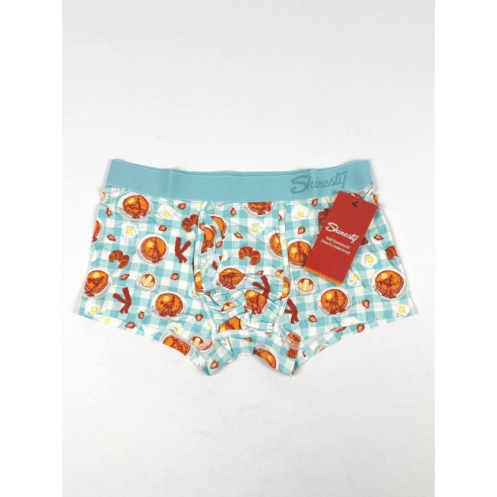 Shinesty Ball Hammock Boxer Trunk The Good Moaning Blue Medium